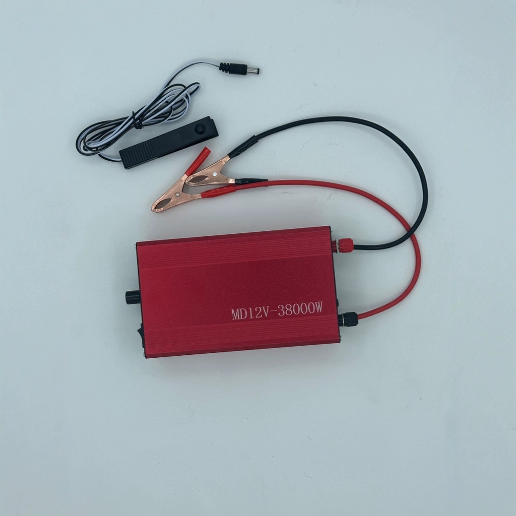 เครื่องตกปลากําลังสูง หัวอินเวอร์เตอร์ MD12V-38000W Boost Converter อุปกรณ์ตกปลาและกุ้งที่มีประสิทธิ