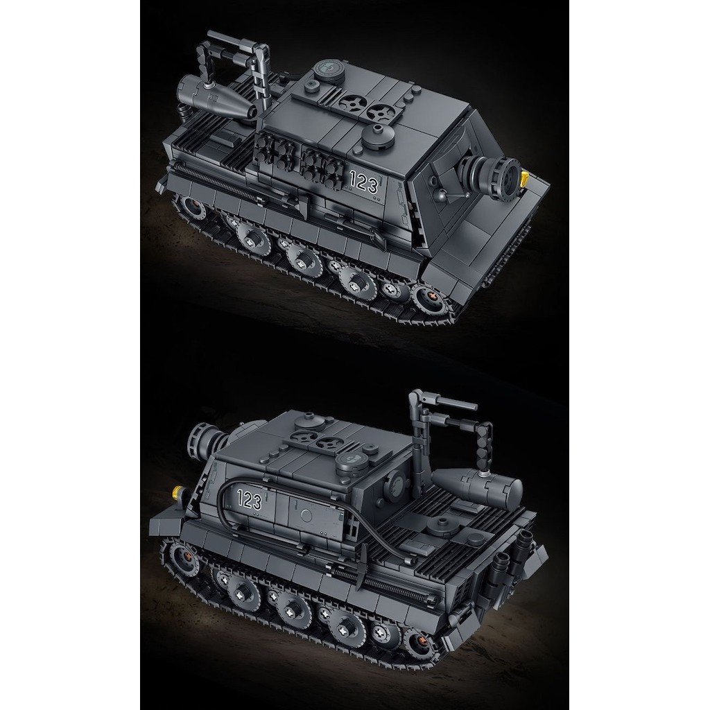 MYBRICKSTORE 711PCS MOC Sturm Tiger Tank รูปพัฒนาของเล่น Building Block อิฐของขวัญเด็ก DIY ชุดใหม่