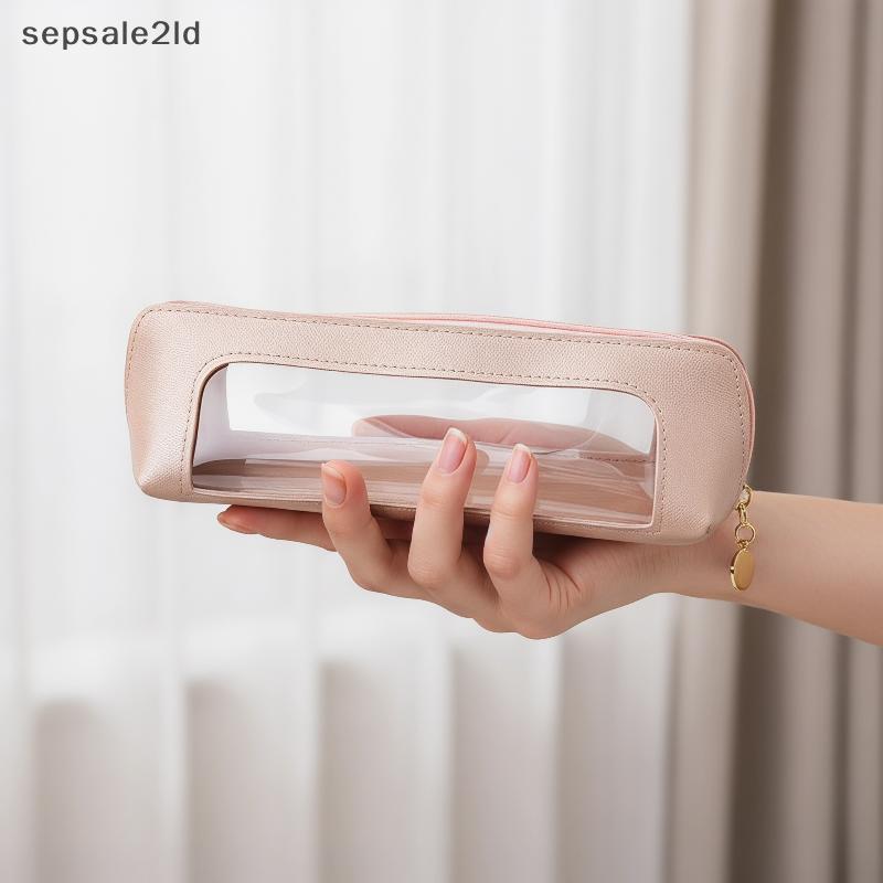 (seps) กระเป๋าเครื่องสําอางมีซิปสําหรับ Lipsti และที่เก็บปากกาออกแบบมาเพื่อการเดินทางสะดวก (TH)
