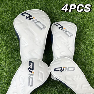 2026 taylormade QI10 golf club cover PU Leather Soft Durable Waterproof Golf Wood Cover, For Driver, Fairway, Hybrid
