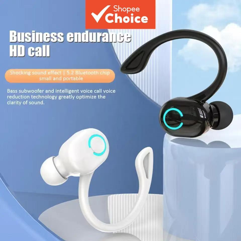 W6 หูฟังไร้สาย 5.3 บลูทูธหูเดียว ธุรกิจ กําลังสูง ขับรถ กีฬา HD Call