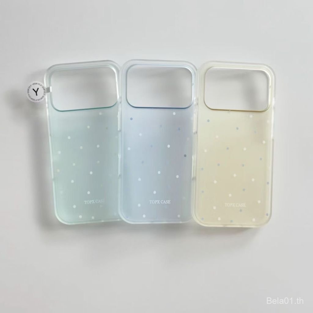 เคสโทรศัพท์เหมาะสําหรับiPhone Small Fresh Polka DotเหมาะสําหรับiPhone17/16Promaxเคสโทรศัพท์Apple 15/