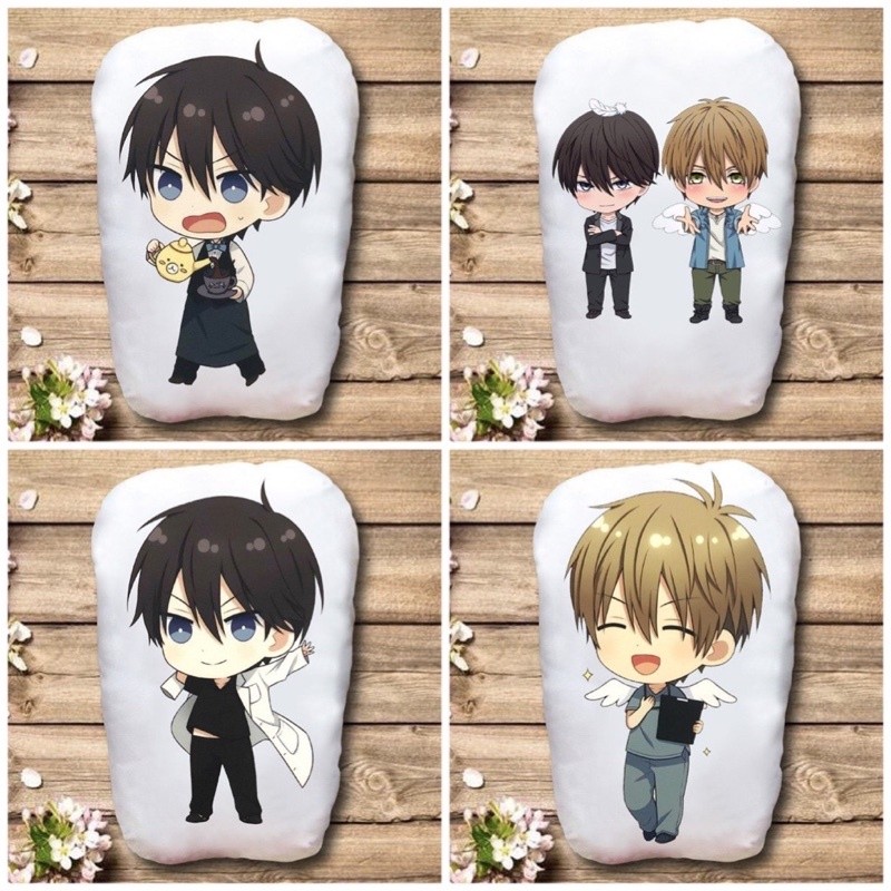 Dakaretai Otoko Bear พร้อมรูปถ่าย 2 ข้าง / หมอนนอน Dakaretai otoko
