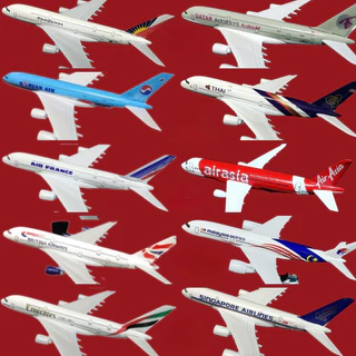 โลหะ 16 ซม. (Die-Cast) โบอิ้ง 747 777 787 1:400 Scale Model Airplane Worldwide Aeroplane Model Toy Gift