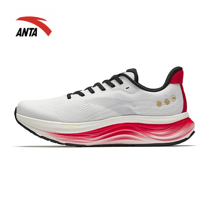 ANTA/ANTA Travel V2 รองเท้าวิ่งรองเท้าผู้ชาย PG7 Cushioning รองเท้าวิ่งผู้ชาย Breathable ตาข่าย Anti