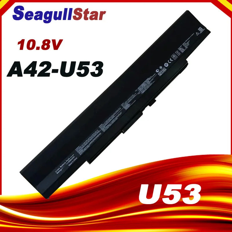 A41-U53 A42-U53 A31 A32-U53 แบตเตอรี่สําหรับ ASUS U42 U42F U42J U42JC U42S U42SD U43 U43S U43SD U52F
