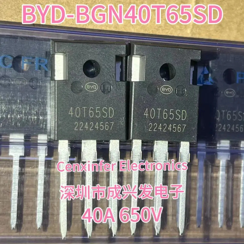 10PCS BGN40T65SD 40T65SD BGN40T65SD-G TO-247 40A 650V MOSFET IGBT ทรานซิสเตอร์เดิมประยุกต์ EV ชาร์จอ