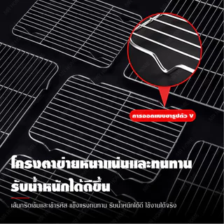 ตะแกรงพักขนม สแตนเลส 304 เกรดอาหาร ตะแกรงปิ้งย่าง ระบายน้ำมันได้ดี ไม่เป็นสนิม ล้างง่าย ใช้ได้ทั้งเตาอบและของทอด มี7ขนาด