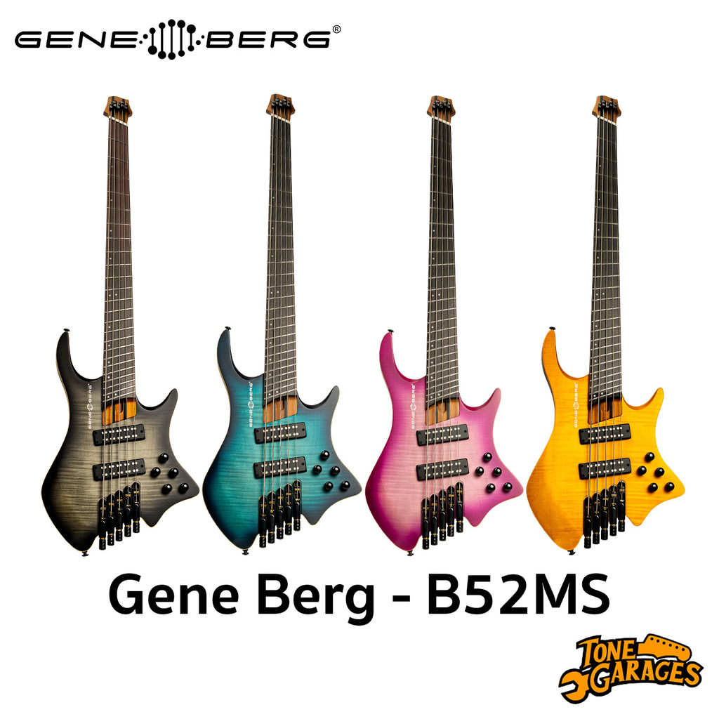 GENE BERG B52MS Headless Bass 2026 Edition เบสไฟฟ้า หัวตัด