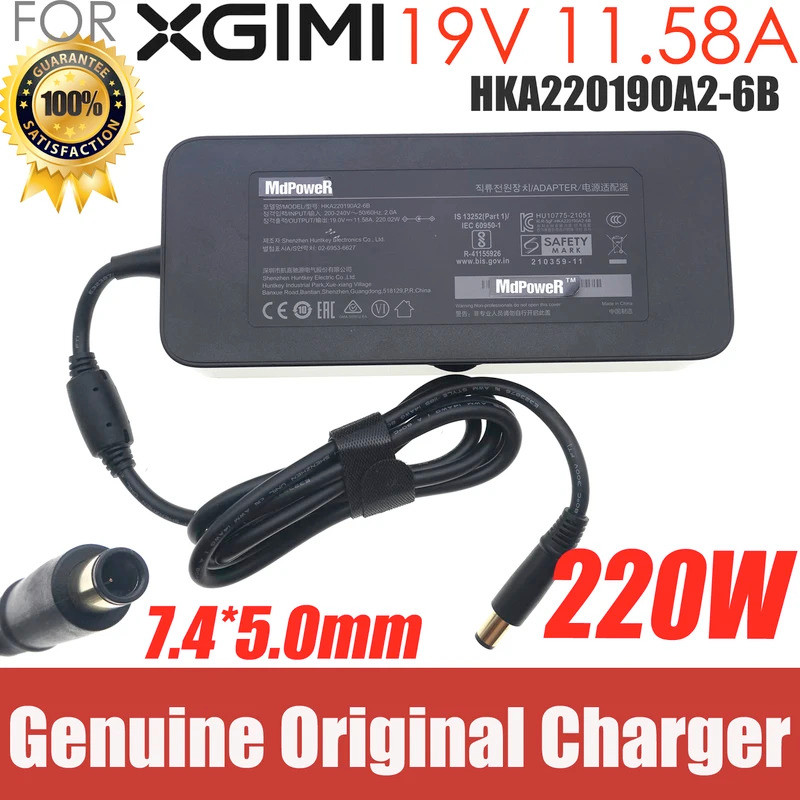 เครื่องชาร์จไฟอะแดปเตอร์ AC ของแท้ HKA220190A2-6B สําหรับ XGIMI โปรเจคเตอร์ H3S RS Pro 2 Horizon Pow