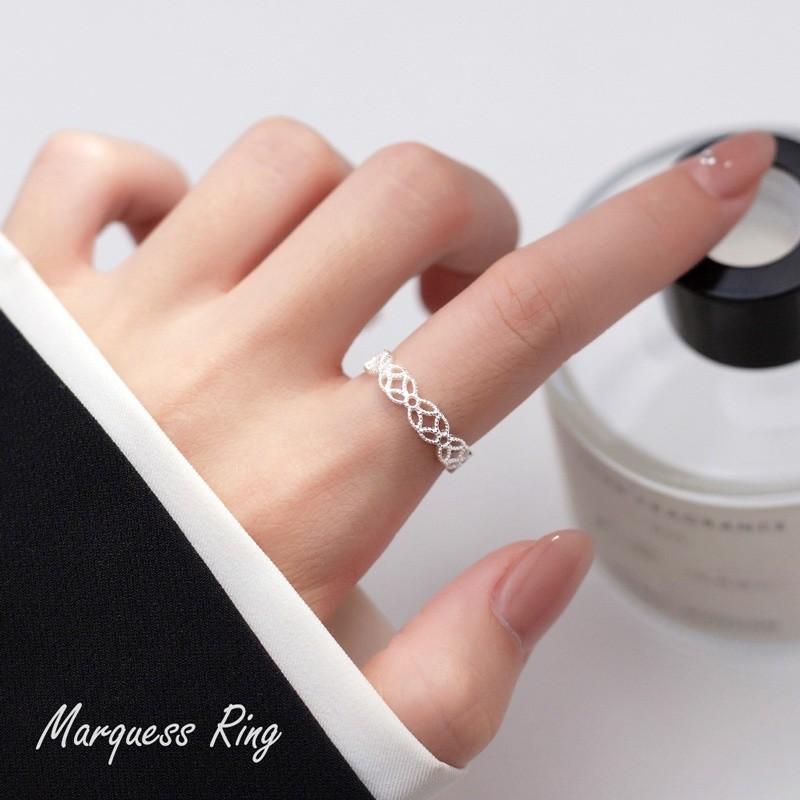 Marquess Ring แหวนเงินแท้ S925 [MERCELO]