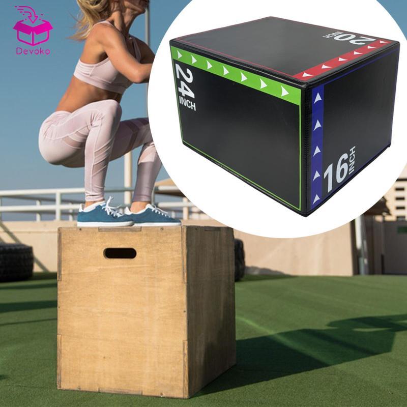 [chiwanji2mf] กล่องกระโดดมัลติฟังก์ชั่นสําหรับการออกกําลังกายแบบหัวใจ Agility และกล่องประสานงาน Plyometric Jump Platform Gymnastic Box พร้อม