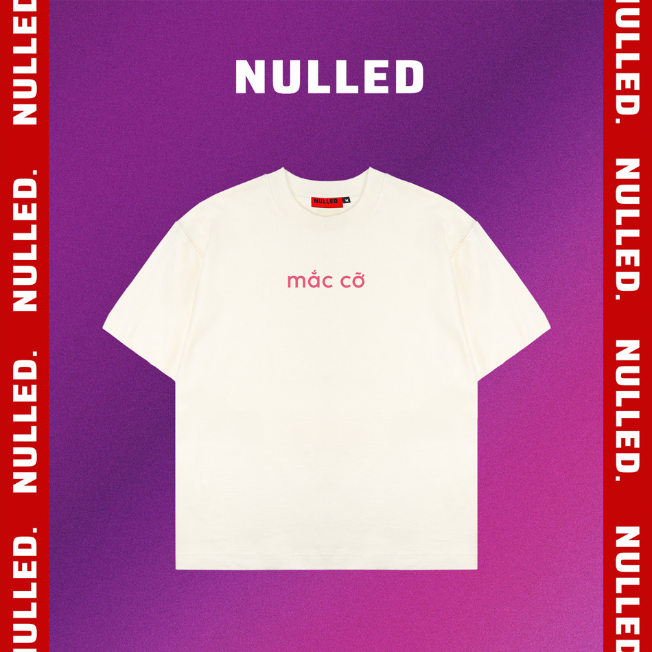 เสื้อยืด NULLED ผ้าคอตตอนสุดเท่ | N-T368-N-T00-K