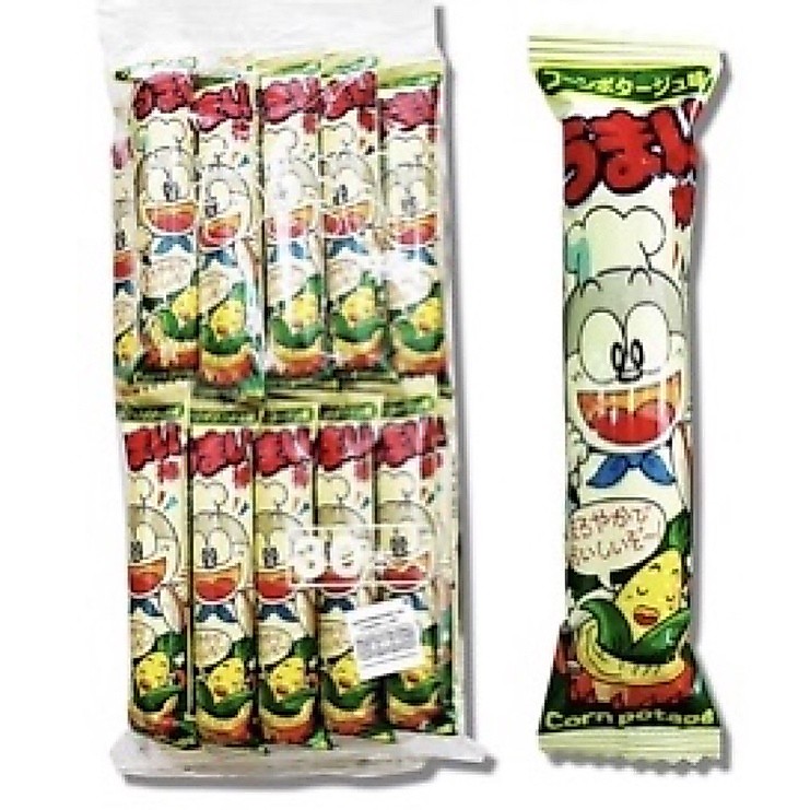 พร้อมส่ง  ขนมอุไมโบะ umaibo corn เวเฟอร์รสข้าวโพด และรสชีส กรอบอร่อย ขนมจากญี่ปุ่น