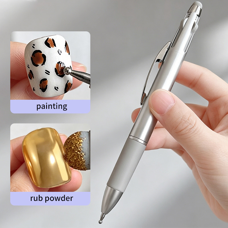 5-in-1 จุดปากกาหลายขนาดเล็บจิตรกรรมเล็บเครื่องมืออุปกรณ์เสริม Rhinestone Picker เล็บ Dotting ปากกา
