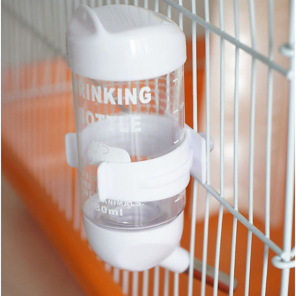 ขวดน้ำหนู กระต่าย หมา นกแก้ว ขวดน้ำสัตว์เลี้ยง ที่ใส่ขวดน้ำให้อาหาร 80 125 ML ที่ใส่อาหารพร้อมขวดน้ำ