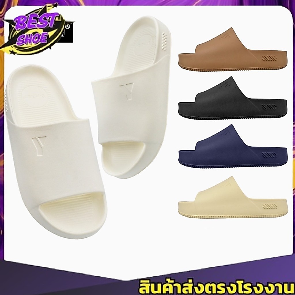 🌟มีบิลใบเสร็จเบิกได้📜✅รองเท้าสลิปเปอร์ Y-ROON  แบบสวม รุ่น Y60 สวมใส่สบาย Size 4-9 พร้อมส่ง
