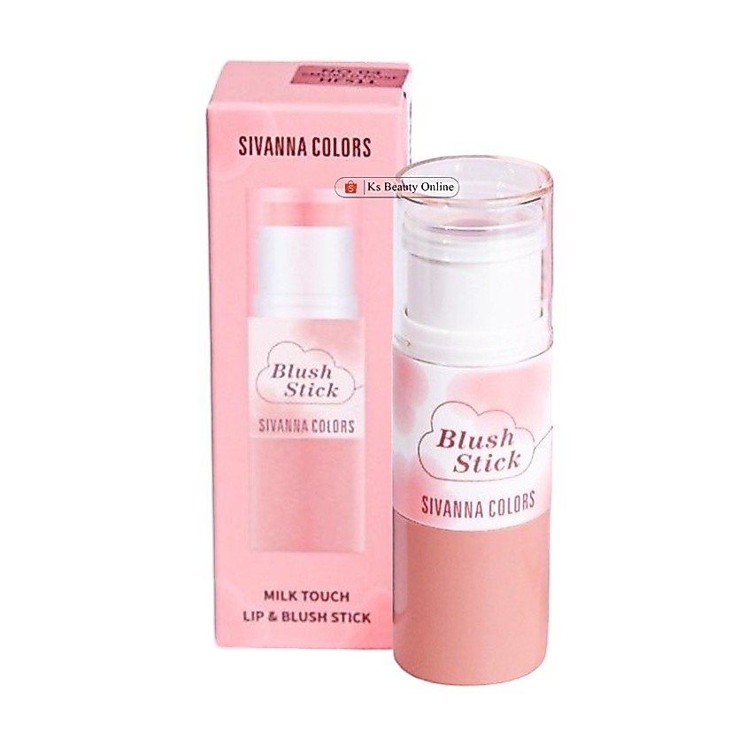 (HF511) บลัชมิลล์ทัช ซีเวนน่า Sivanna Colors Milk Touch Lip & Blush Stick