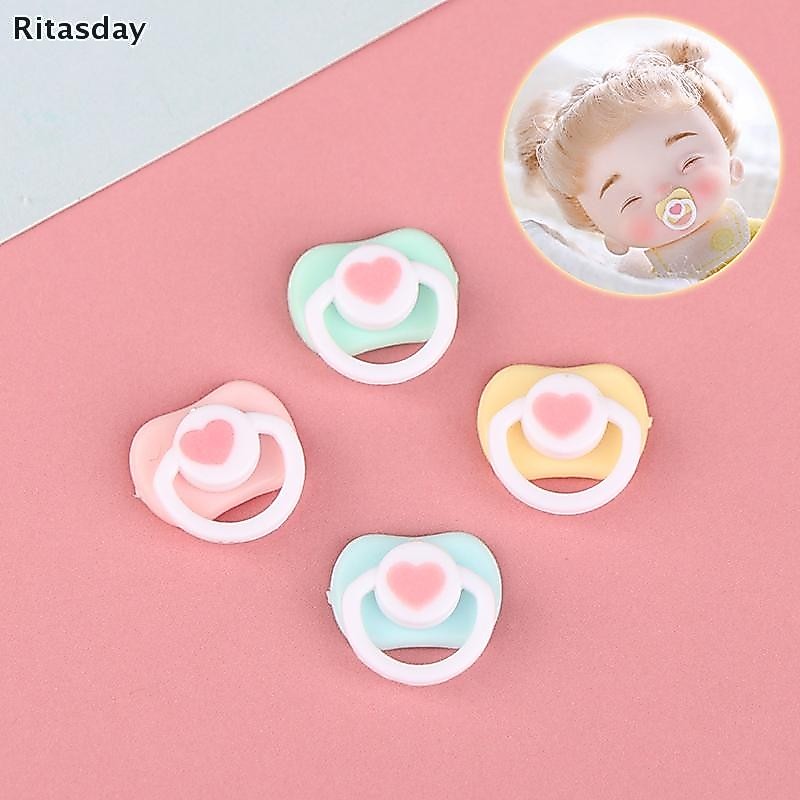Ritasday 5 ชิ้นน่ารักตุ๊กตา Pacifier Play House Supplies Dummy หัวนมสําหรับ OB11 ตุ๊กตาตุ๊กตาเด็กเด็ก Pacifier อุปกรณ์เสริมใหม่