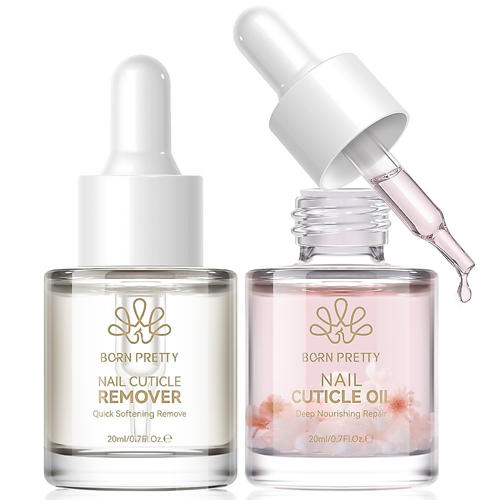 BORN PRETTY Cuticle Remover น้ํามันหนังกําพร้าซ่อมเล็บ 20ml สําหรับผมเสีย Dead Skin Remover
