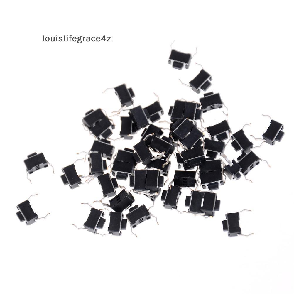 30x Momentary Tact Tac Tactile Push Button Switch 2 Pin DIP Through Hole 3x6x4.3mm 0 0 0 0 0