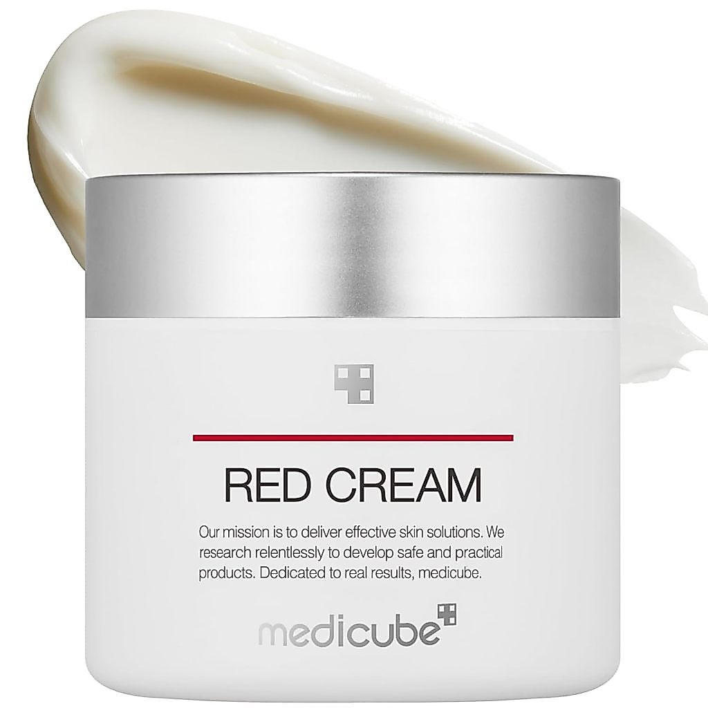 MEDICUBE เมดิคิวบ์ เรด ครีม 2.0 || สูตรไม่ระคายเคืองต่อผิวที่มีปัญหา | ผ่อนคลายและบรรเทา50ml