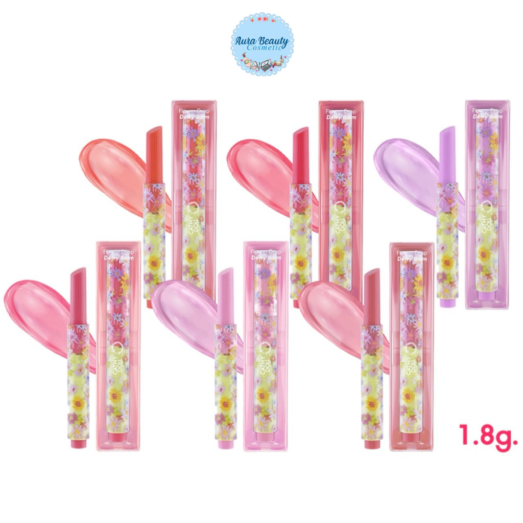 Cathy Doll x Give Me Museums Flower Drop Dewy Lip Balm เคที่ดอลล์ ลิปบาล์ม