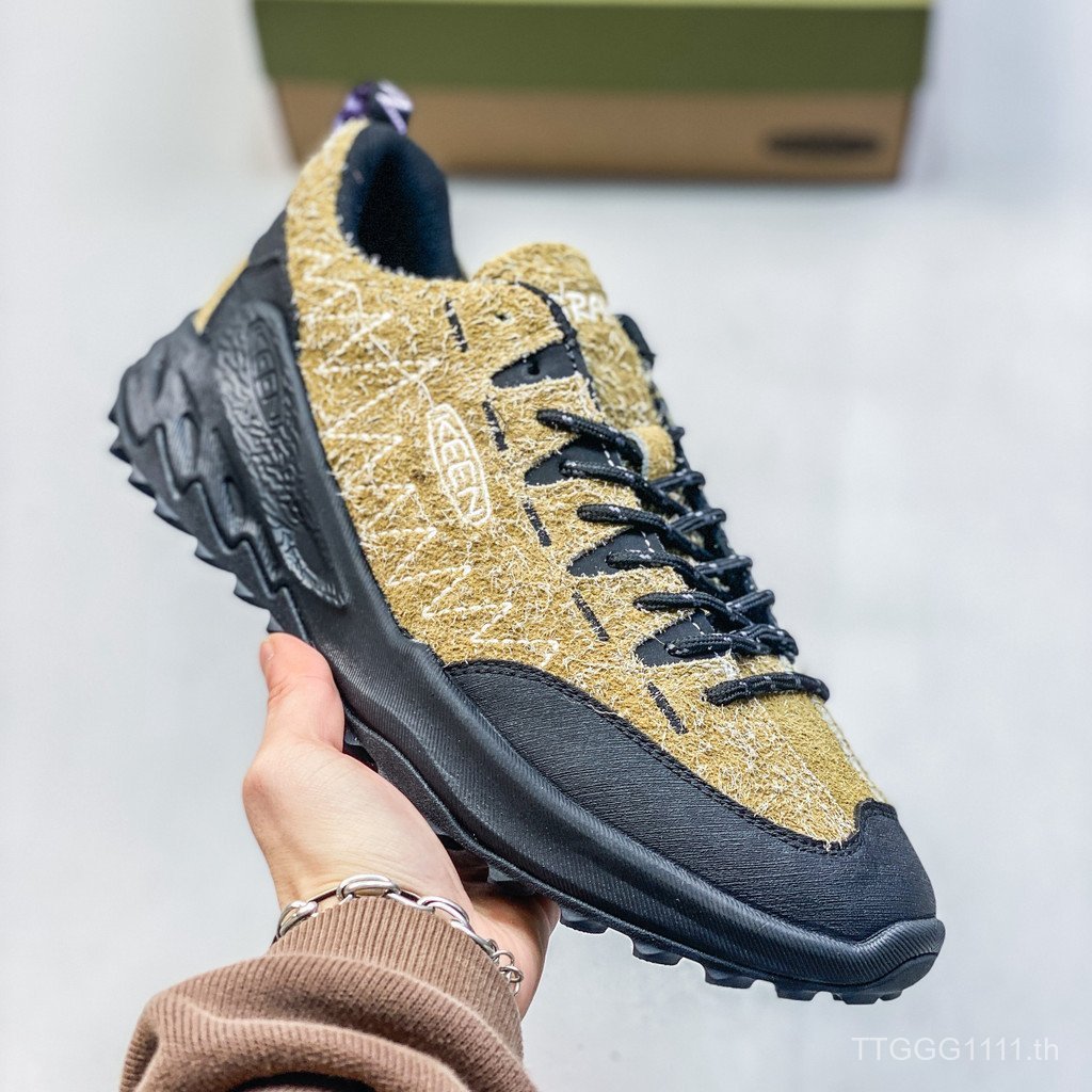 KEEN Jasper Zonic รองเท้าเดินป่าเดินป่ากลางแจ้งสําหรับผู้ชาย WearResistant LowTop Sports Camping รอง