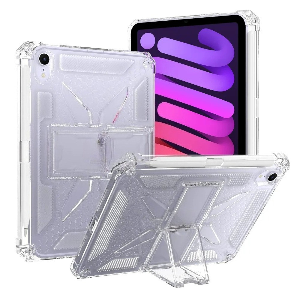สําหรับ iPad Mini 7 กรณี 2024 TPU โปร่งใส Funda สําหรับ iPad Mini 6 สําหรับ iPad Mini 7 ฝาครอบ 8.3 น