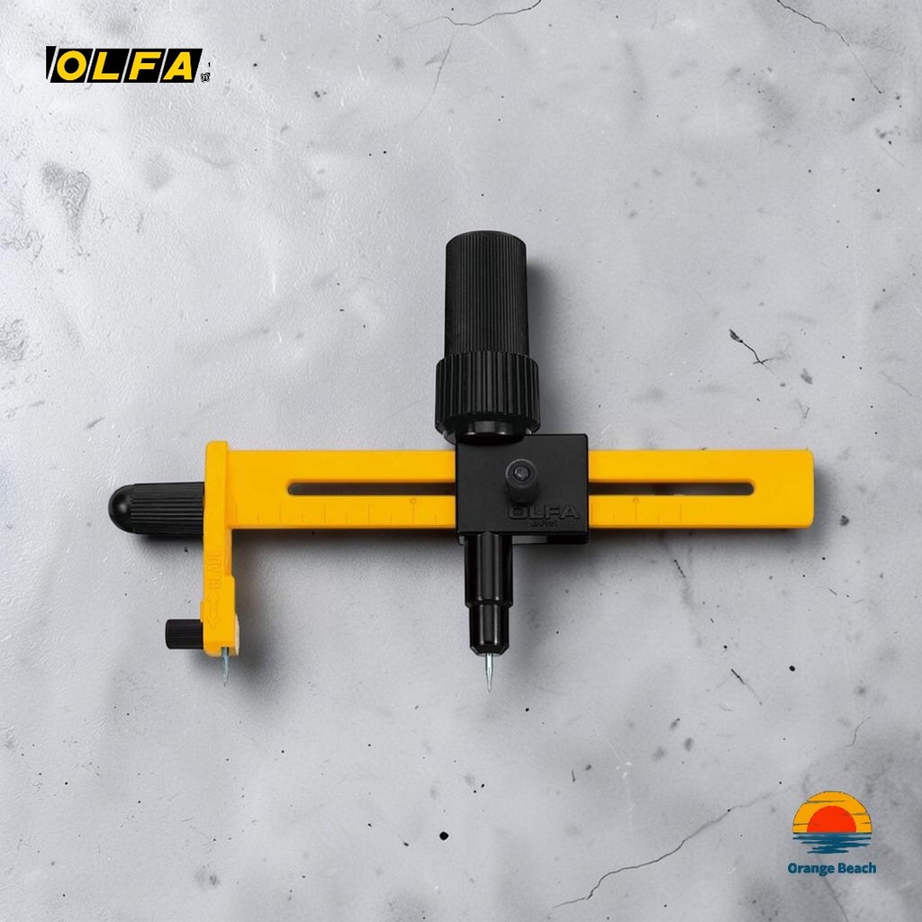 OLFA Ratchet Compass Cutter 189B/วงกลม 16-220mm/ตัดวงกลมแม่นยำ/แผ่นกันทะลุ/ผลิตในญี่ปุ่น