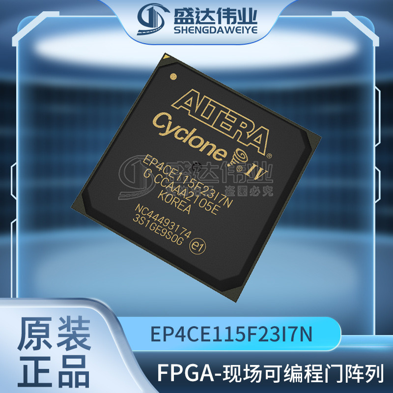 ยี่ห้อใหม่ EP4CE115F23I7 N On-Site Programmable ประตู Array บรรจุภัณฑ์ BGA-484 IC ประเภท