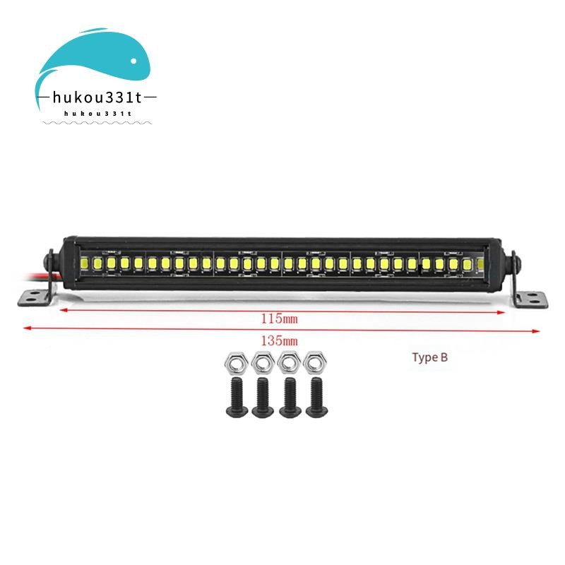[Prefeel H3]RC โคมไฟหลังคารถ 24 36 LED Light Bar สําหรับ 1/10 RC Crawler Axial SCX10 90046/47 SCX24 