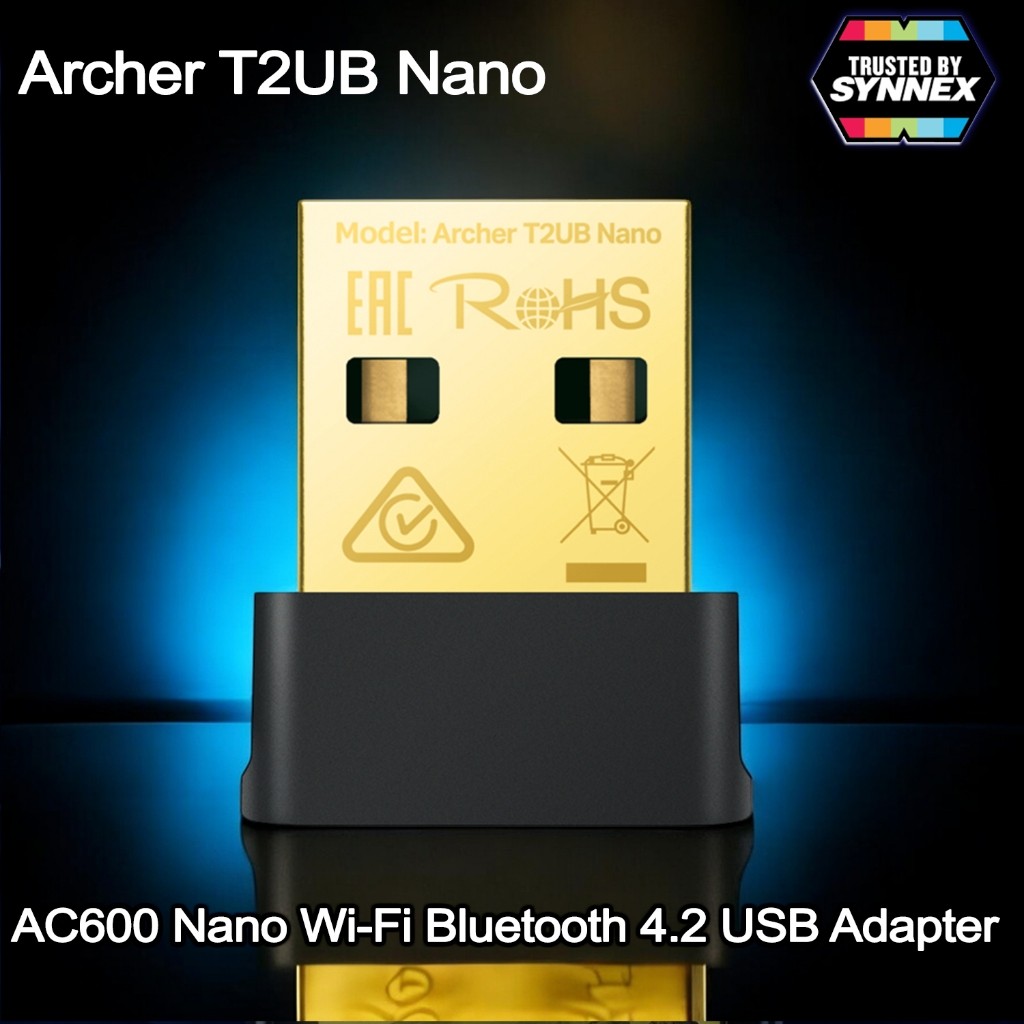[ส่งด่วน]TP-Link Archer T2UB Nano AC600 Wi-Fi Bluetooth 4.2 USB Adapter