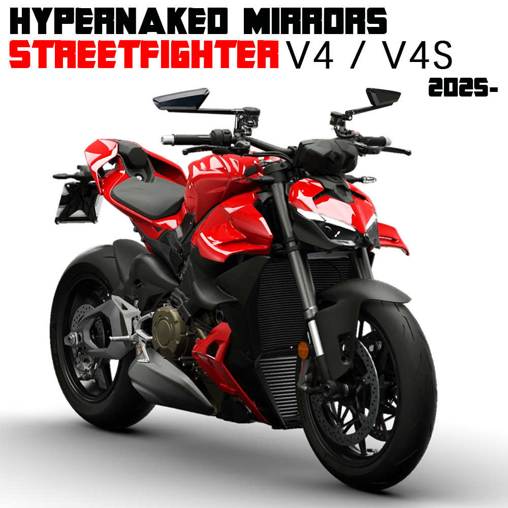 G2025 Streetfighter V4 V4S รถจักรยานยนต์ Hypernaked กระจกสําหรับ DUCATI Streetfighter V4 / S อุปกรณ์