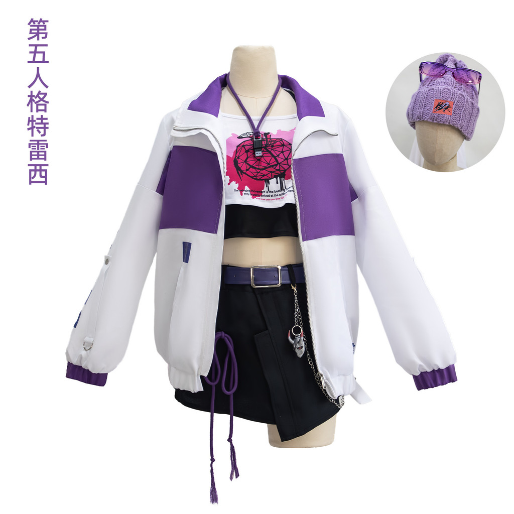 Identity V Cos เสื้อผ้าช่าง Tracy Reznik คอสเพลย์แฟชั่นทีม BLK วิทยาลัย Esports