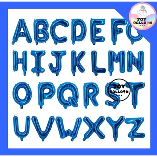 ลูกโป่งตัวอักษร A - Z ขนาด 16 นิ้ว สีน้ำเงิน (ส่งเร็วจากกรุงเทพ) ลูกโป่งฟอยล์ตัวอักษร ฟอยล์อักษร ลูกโป่งข้อความ ลูกโป...