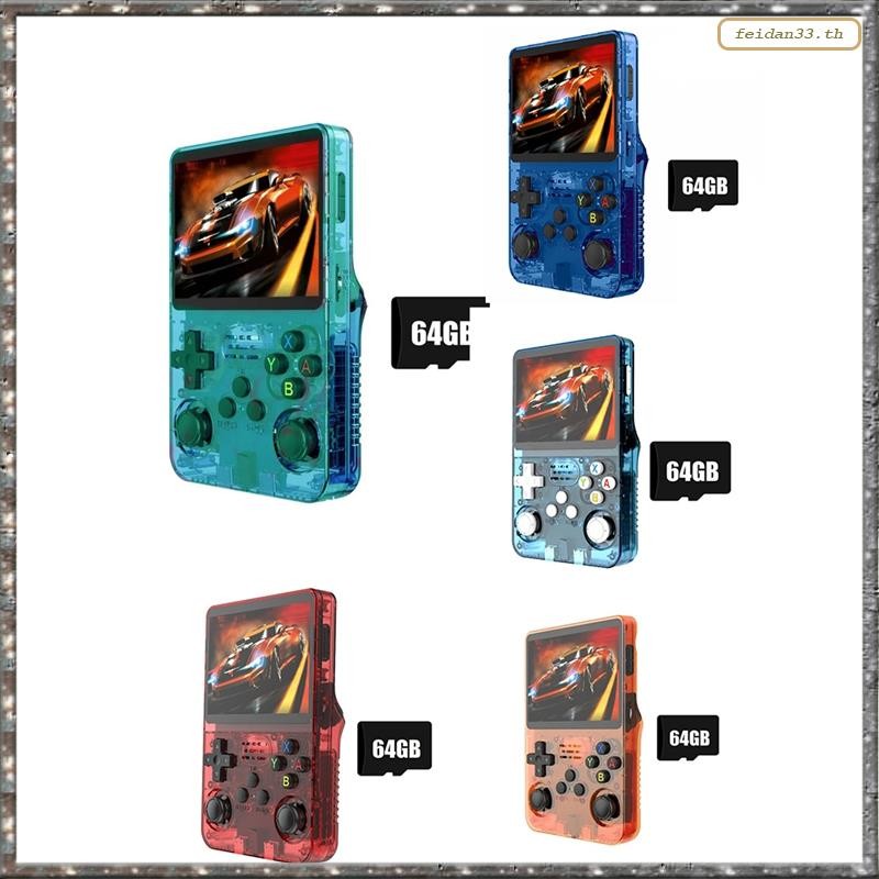 [LHY] K36S R36S Retro เกมคอนโซล 64GB Linux ระบบ 3.5 นิ้วหน้าจอ IPS WIFI เครื่องเล่นเกมพกพาสําหรับของ
