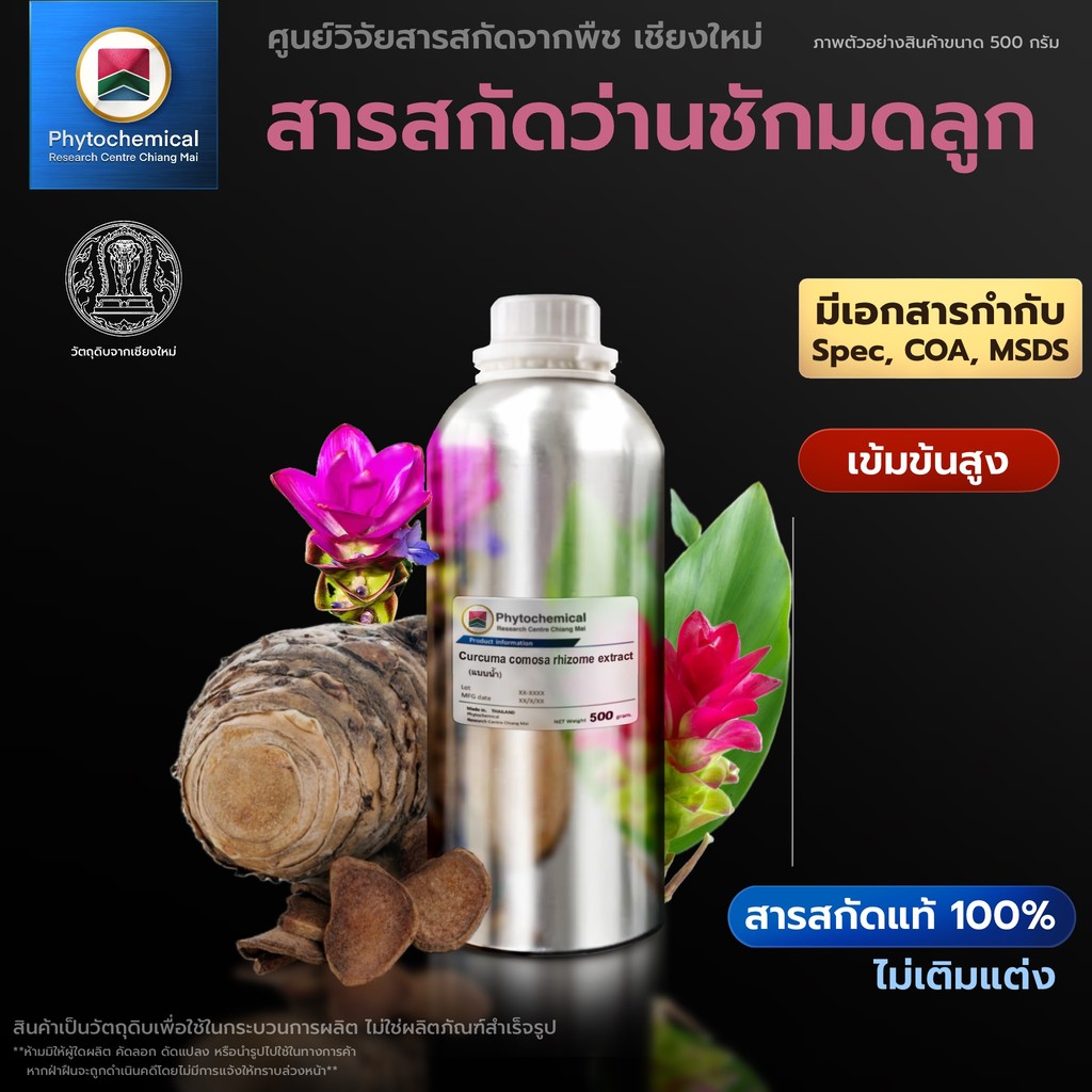 สารสกัดว่านชักมดลูก(แบบน้ำ) Wan Chak Motluk extract | สารสกัดจากพืช สารสกัดสมุนไพร 100% | เข้มข้นสูง 25-100 g.
