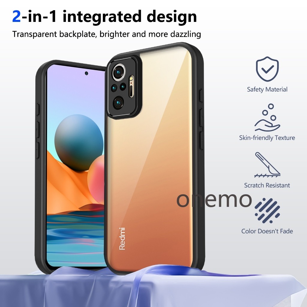 สําหรับ Xiaomi Redmi หมายเหตุ 10 Pro Max 4G Note10ProMax M2101K6I M2101K6G M2101K6R เคสโทรศัพท์อะคริ