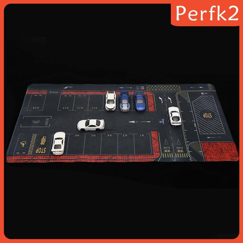 [ผลประโยชน์2] 1:64 Scale Underground Garage Parking Mat สําหรับเด็กผู้ใหญ่ Mini Car Model Garage Sce