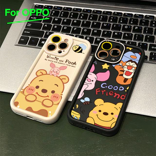 For เคสโทรศัพท์ OPPO A3 A3X A60 5G A9 A18 หมีพูห์ A38 A15 A15s A60 A35 A17 A17K A79 5G OPPOA57 4G A55 A77 A77S