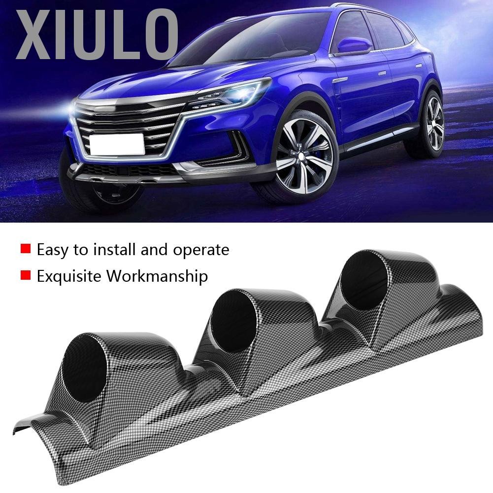 Xiulo Xiulo-th Kimiss Auto Universal 52 มม. Triple 3 Hole Bracket Holder Dash Gauge Pillar Pod Clust