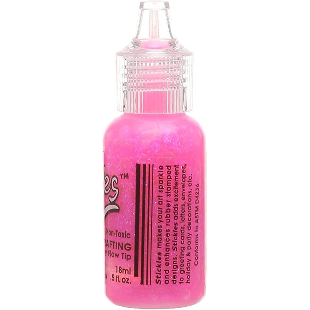 กาวกลิตเตอร์ Ranger Glam Pink Stickles .5oz QTC6
