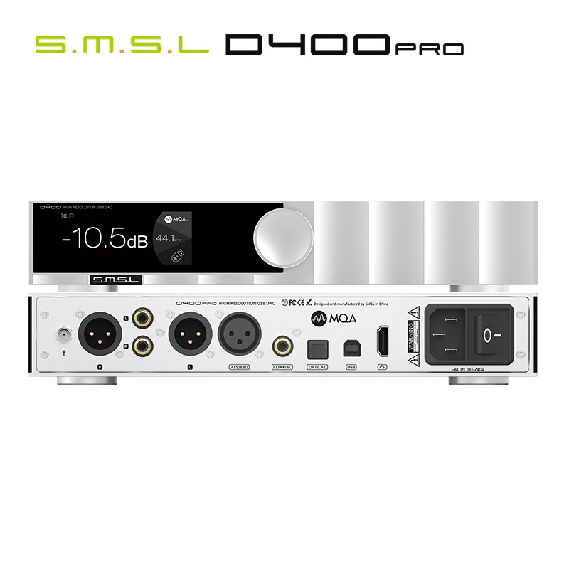 SMSL D400 PRO USB DAC AK4499EX + AK4191EQ MQA MQA-CD รองรับ DSD512 32Bit/768kHz พร้อมรีโมทคอนโทรลถอด