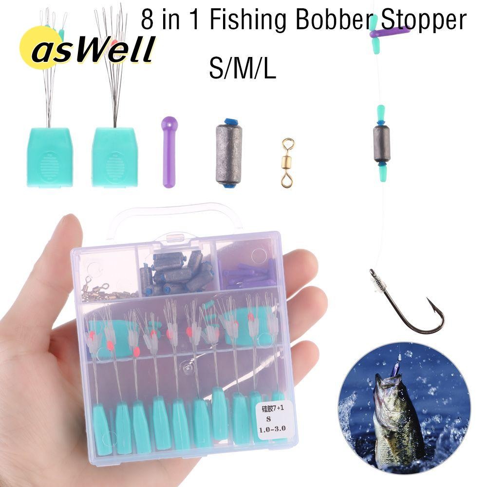 ASWELL ชุดตกปลา Bobber กับ Connector และ Line Stopper เพื่อประสิทธิภาพในการจับปลา