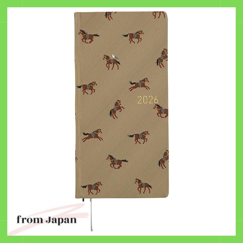 Hobonichi Techo 2026 weeks MEGA English Version Tide & Chief/ 1 Month Start Weekly Planner Slim Vert