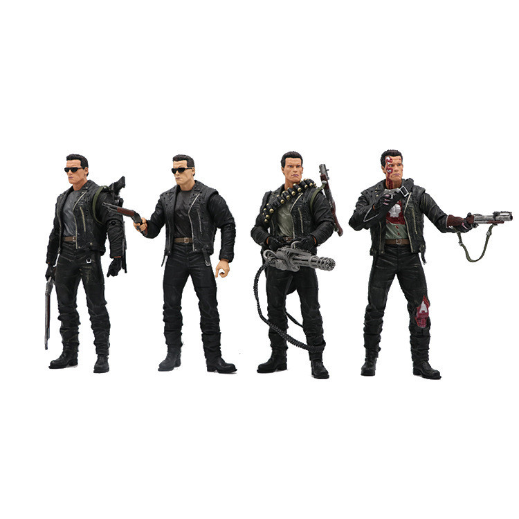 NECA Terminator Series T-800 Schwarzinger สี่แอ็คชั่น