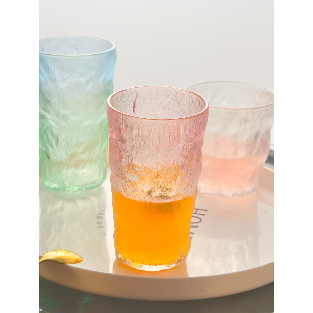 แก้ว fellow แก้วอเมซอน ชุดแก้วลายธารน้ำแข็งไล่ระดับที่นิยมในโลกออนไลน์