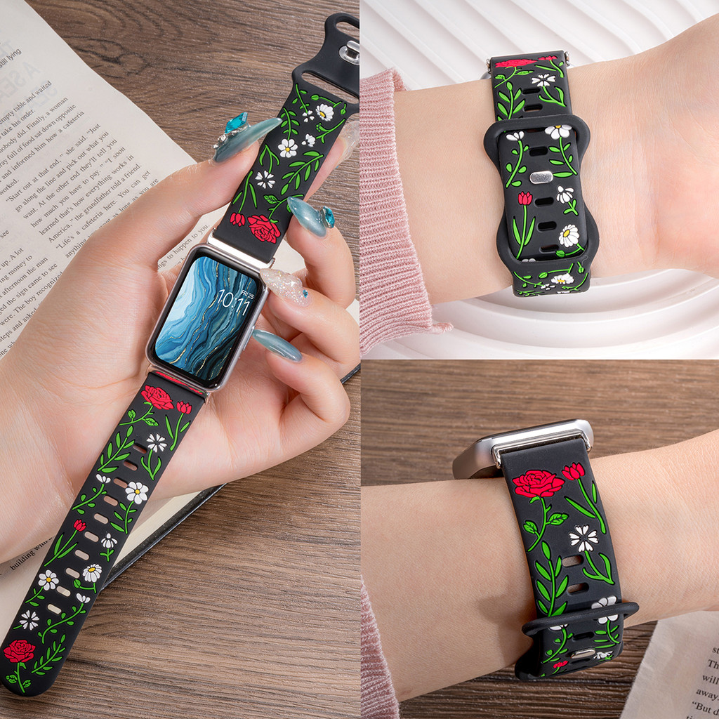 ดอกไม้แกะสลักสําหรับ Samsung Galaxy Fit 3 รูปที่ 5