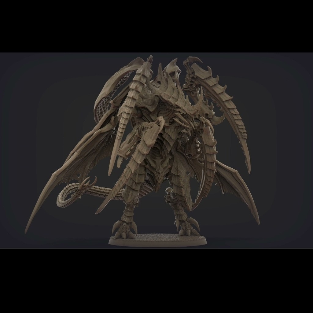 Warhammer 40k Tyrant Worm Tyrant Multi-Form White Model รุ่น XGVP